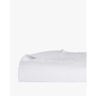 Cotton Matelasse Textured Coverlet White King Cal King