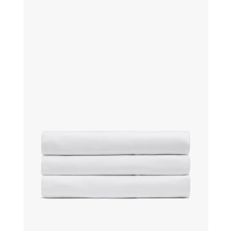 Egyptian Cotton Sateen Top Sheet White Twin Twin XL